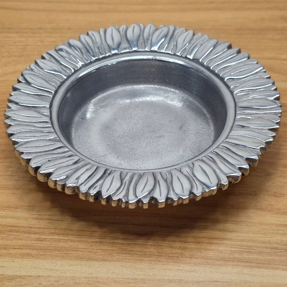 Salisbury Fine Metal Artisans Home Collection Petals Wine Coaster With Box